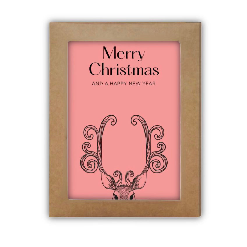 Merry Christmas Reindeer Card | Boxed Set of 8