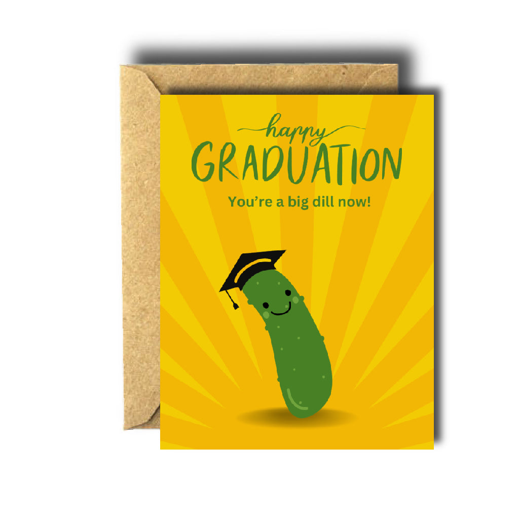 Happy Graduation Big Dill Card