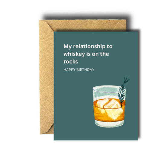 Whiskey Birthday Card