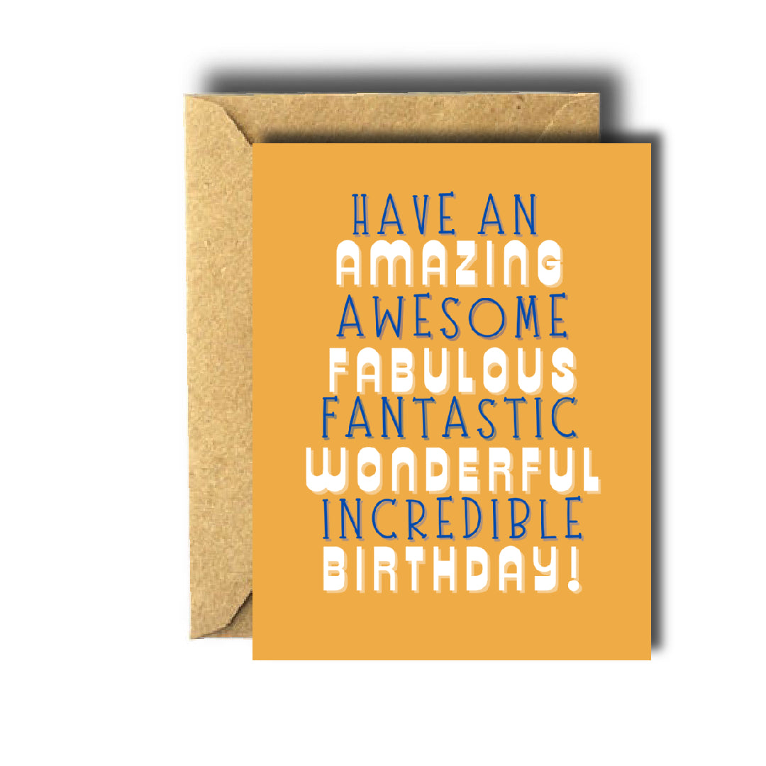 Awesome Birthday Card