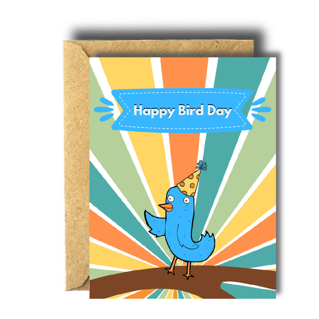 Happy Bird Day Birthday Card