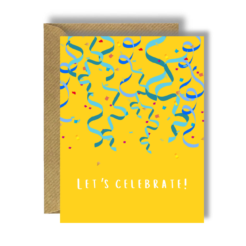 Let's Celebrate Greeting Card