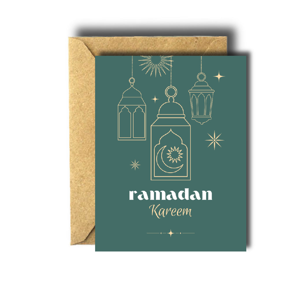 Ramadan Lamps Card