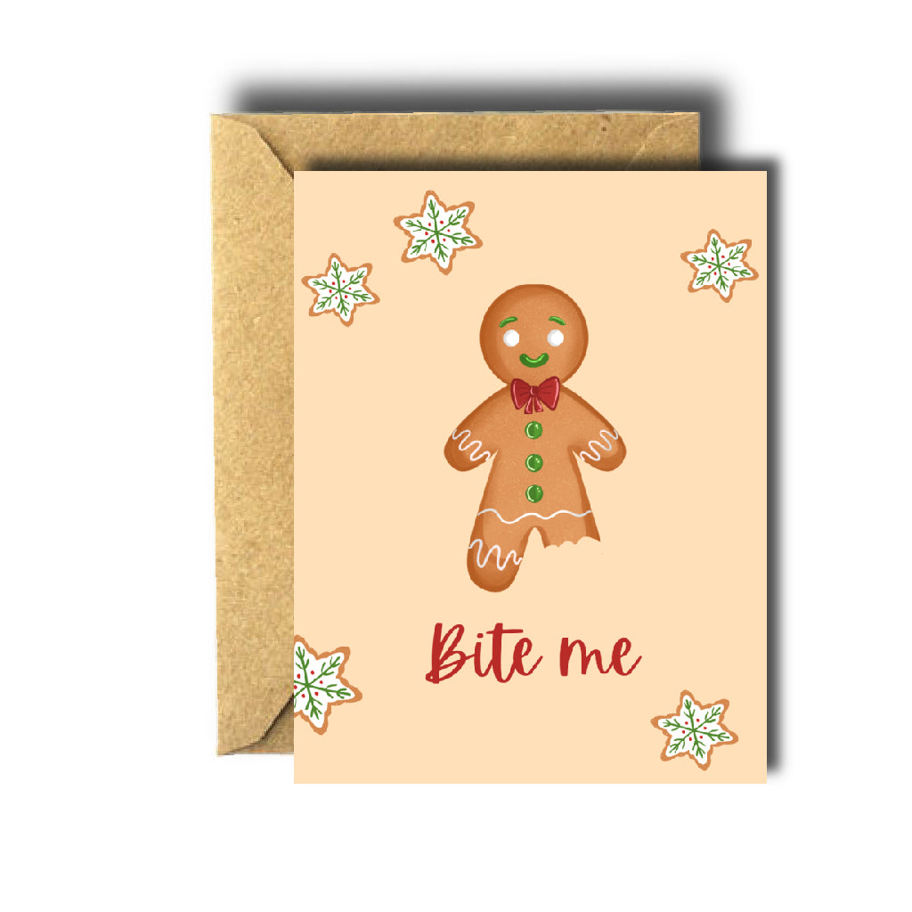 Gingerbread Holiday Card